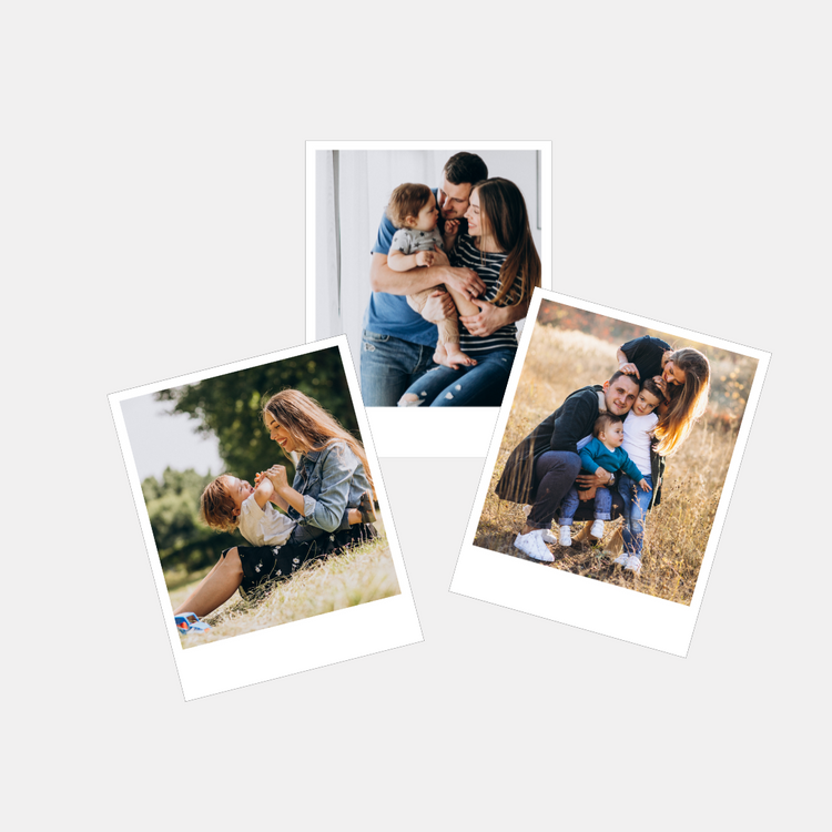 Retro Magnetfotos – Deine Erinnerungen im Polaroid-Stil