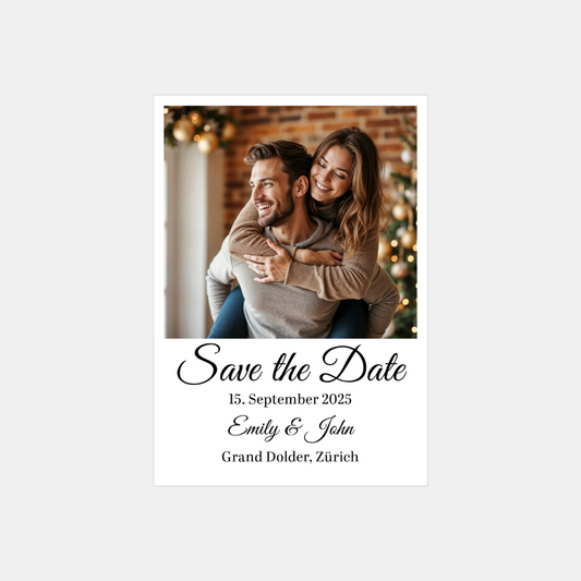 Save the Date Magnete personalisieren - Retro
