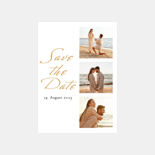 Save the Date Magnete personalisieren - Minimalistic